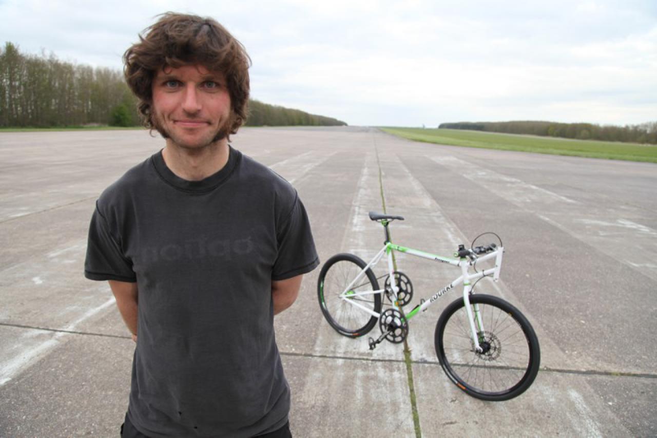 Guy Martin back on the bike for human and pedal powered flight record bid video road.cc